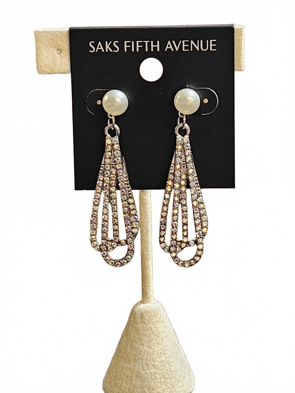 Saks Fifth Avenue Elegant Drop Earrings