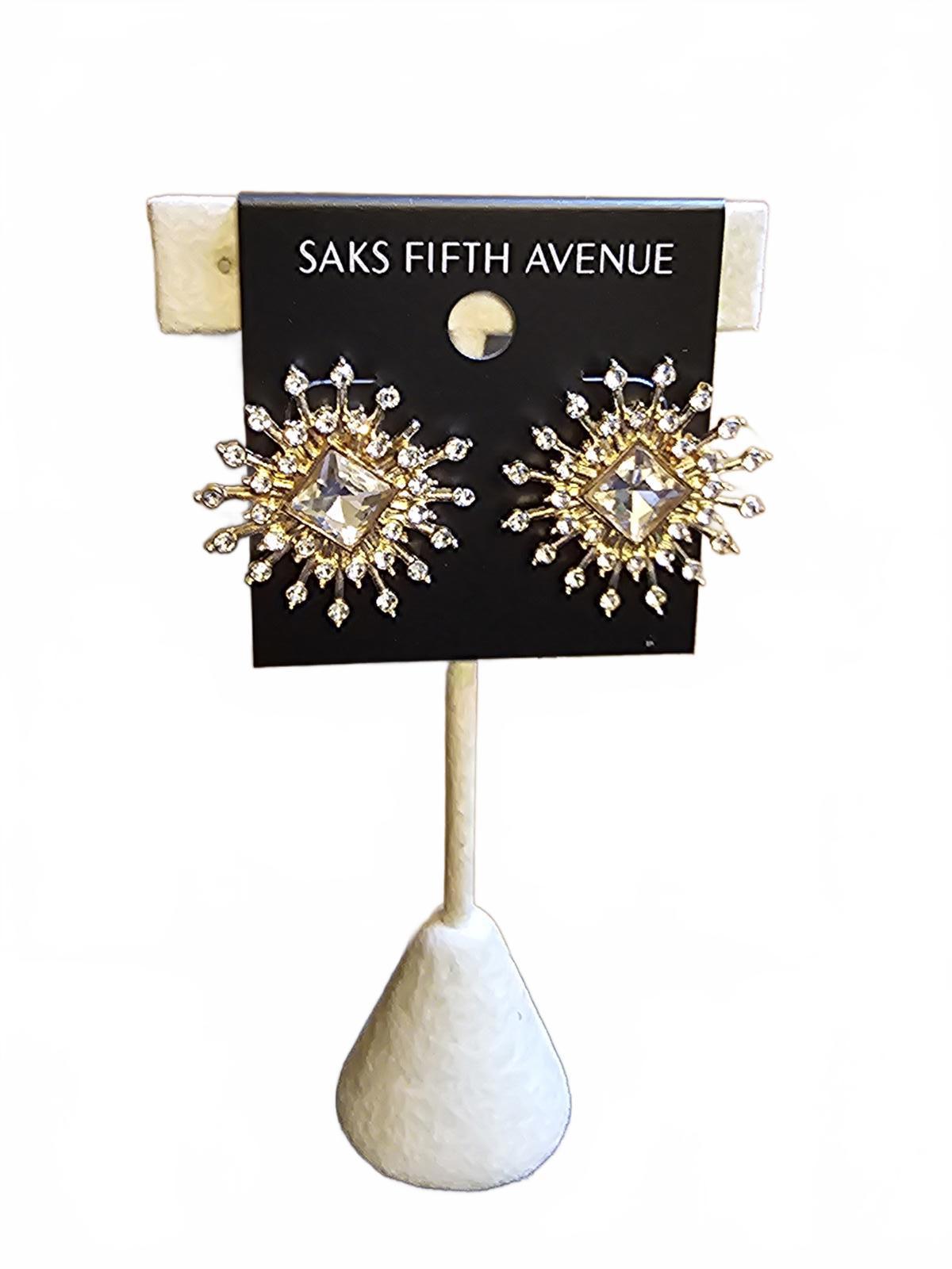 Saks Fifth Avenue Vintage Starburst Earrings