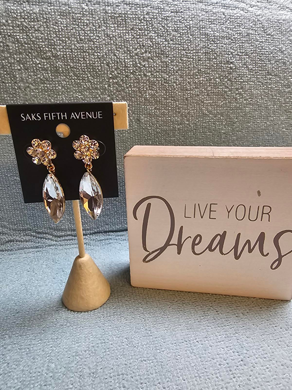 Elegant Crystal Drop Earrings - Saks Fifth Avenue