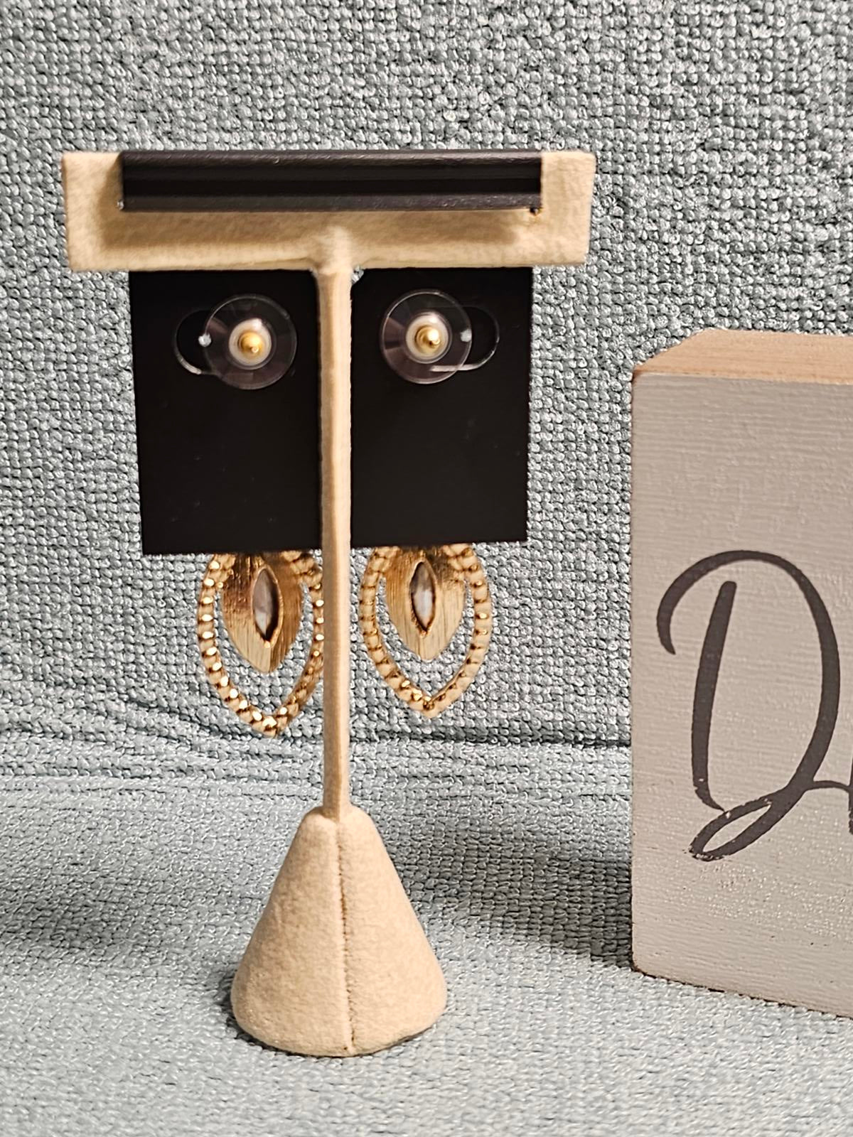 Saks Fifth Avenue Stunning Crystal Drop Earrings