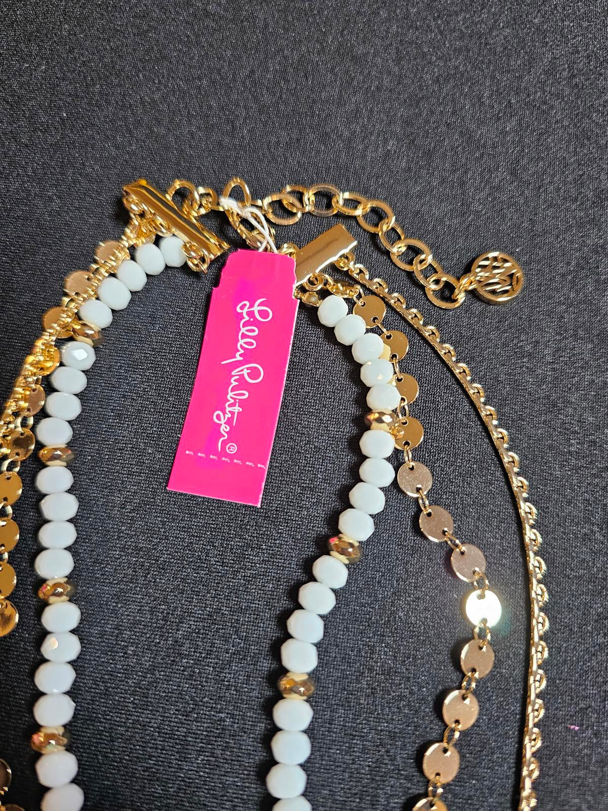 Lilly Pulitzer Vibrant Multi-Layered Necklace with Tassels