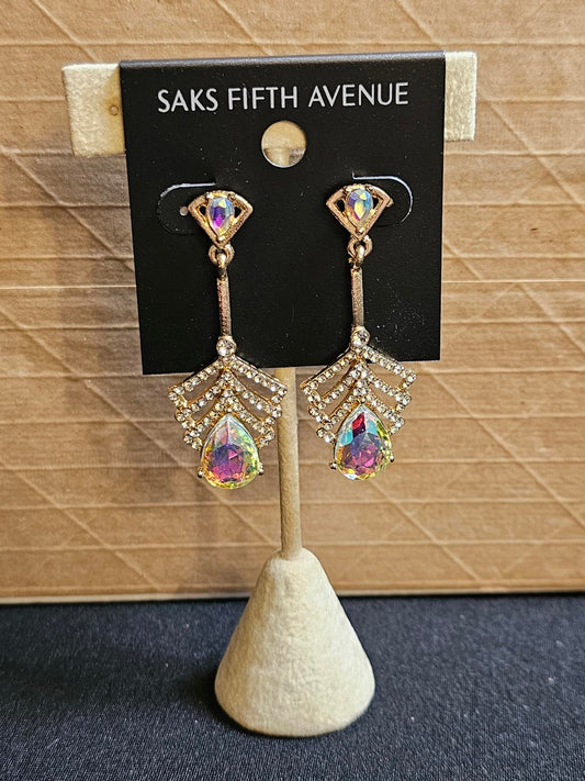 Elegant Saks Fifth Avenue Statement Earrings