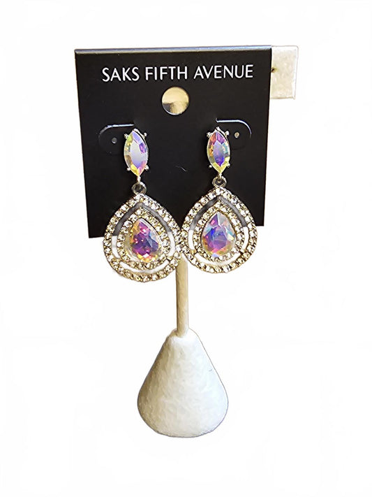 Saks Fifth Avenue Elegant Teardrop Earrings