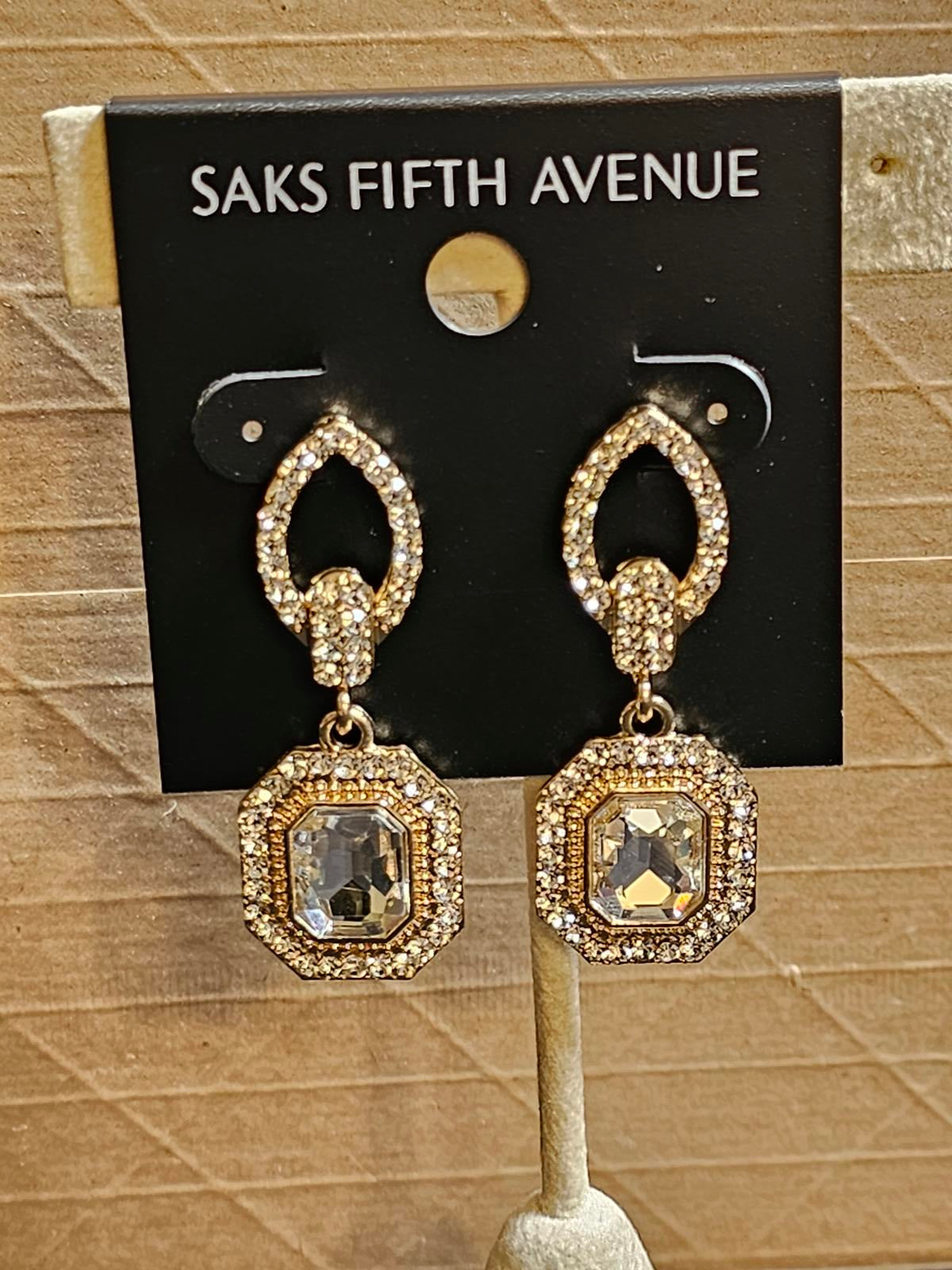 Saks Fifth Avenue Elegant Drop Earrings
