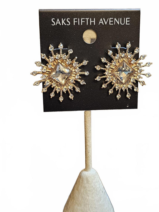 Saks Fifth Avenue Vintage Starburst Earrings