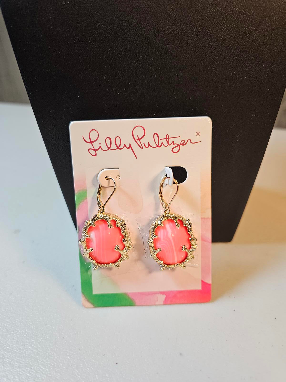 Lilly Pulitzer Coral Earrings