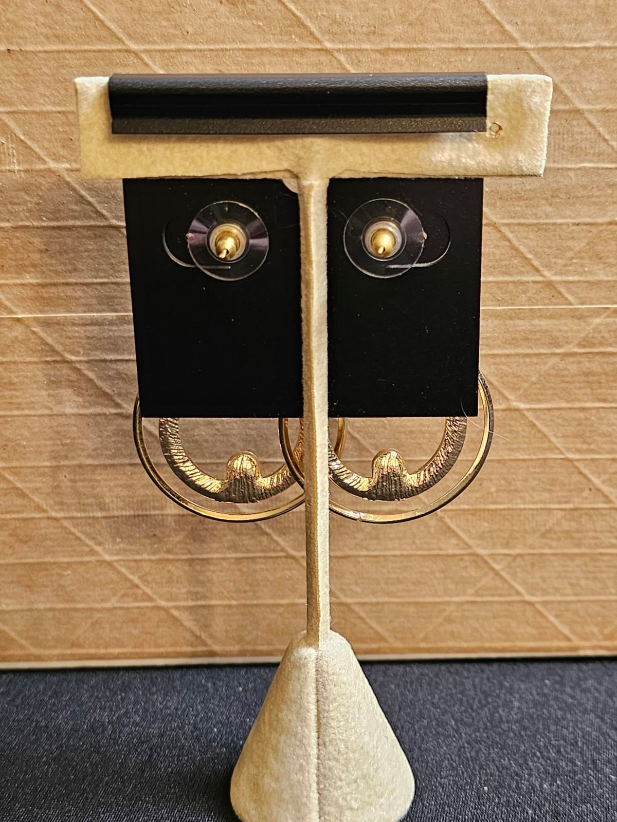 Saks Fifth Avenue Elegant Blue Earrings