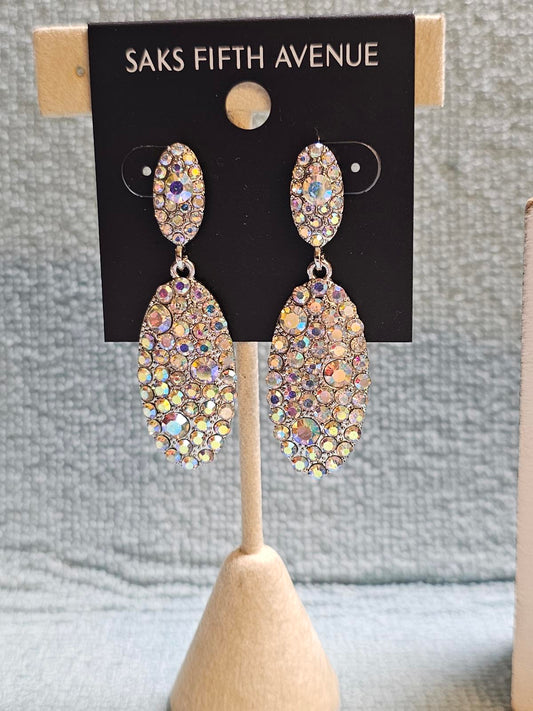 Saks Fifth Avenue Dazzling Crystal Earrings
