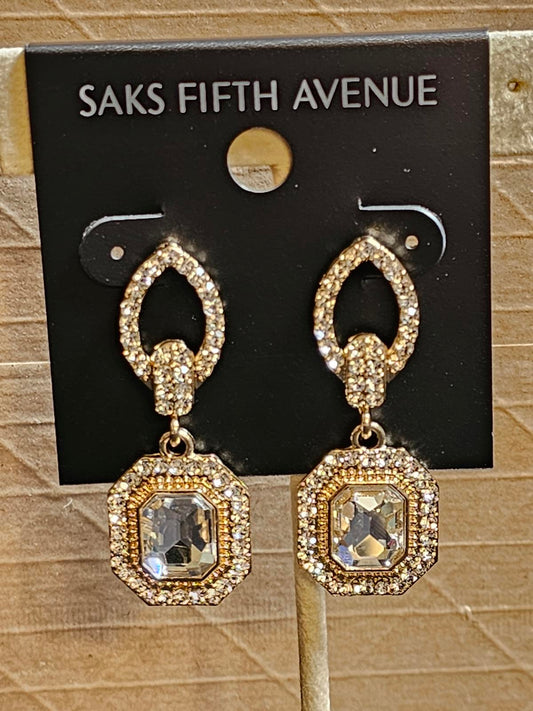 Saks Fifth Avenue Elegant Drop Earrings