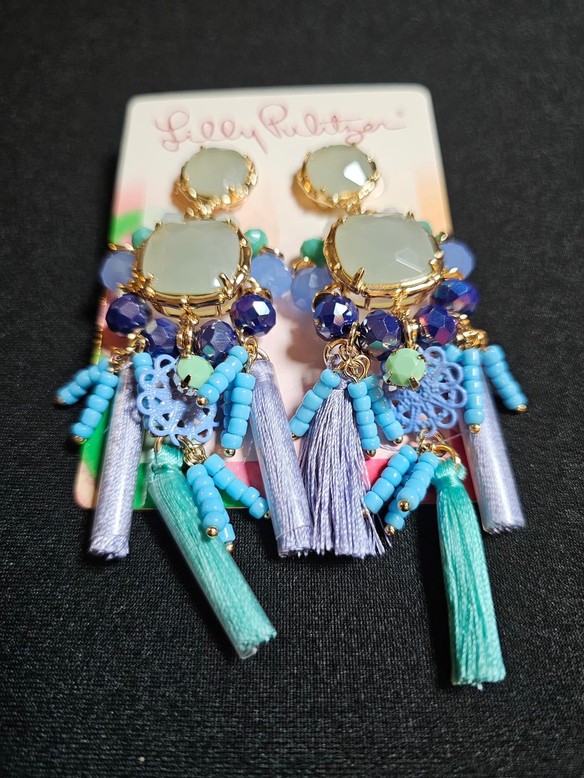 Lilly Pulitzer Colorful Tassel Earrings
