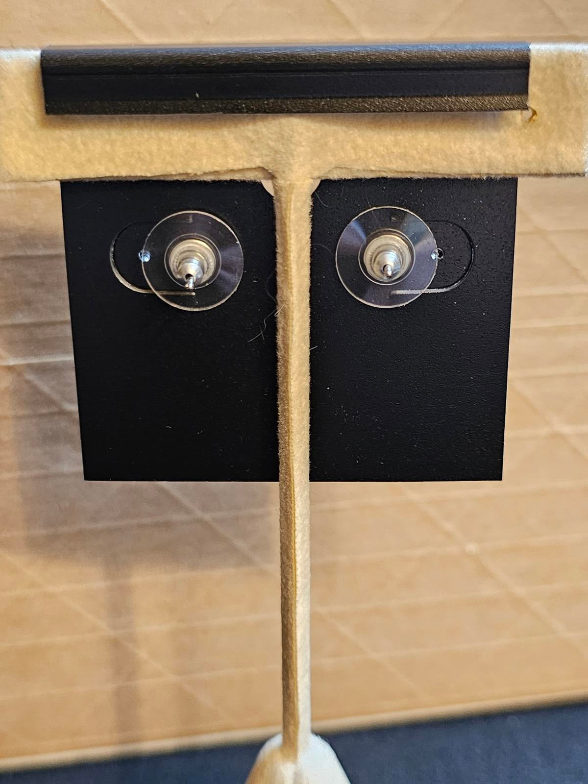 Saks Fifth Avenue Elegant Pearl and Crystal Flower Earrings