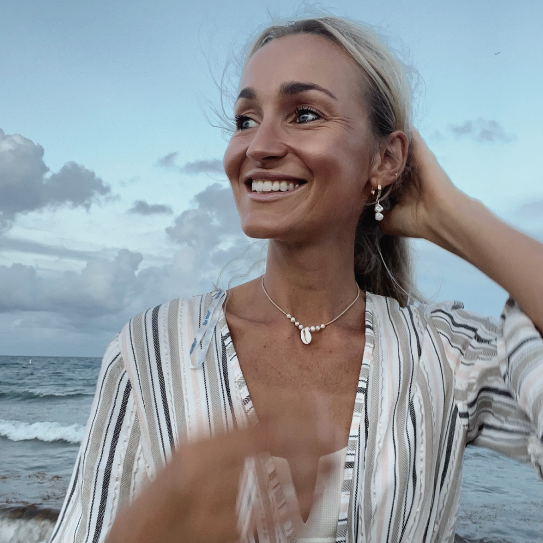 BOHO CHOKER ✿ PEARL X COWRIE