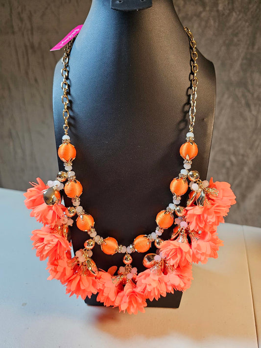 Lilly Pulitzer Vibrant Floral Statement Necklace