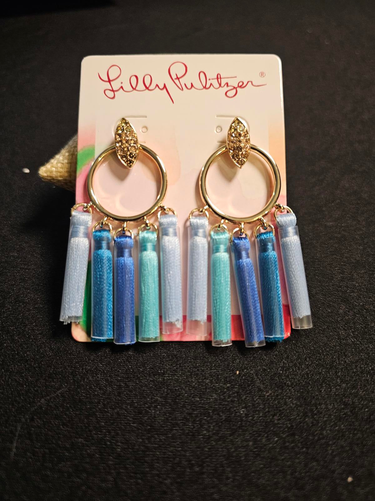 Lilly Pulitzer Colorful Tassel Earrings