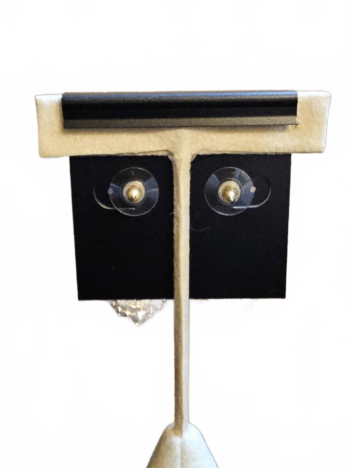 Saks Fifth Avenue Elegant Black Drop Earrings