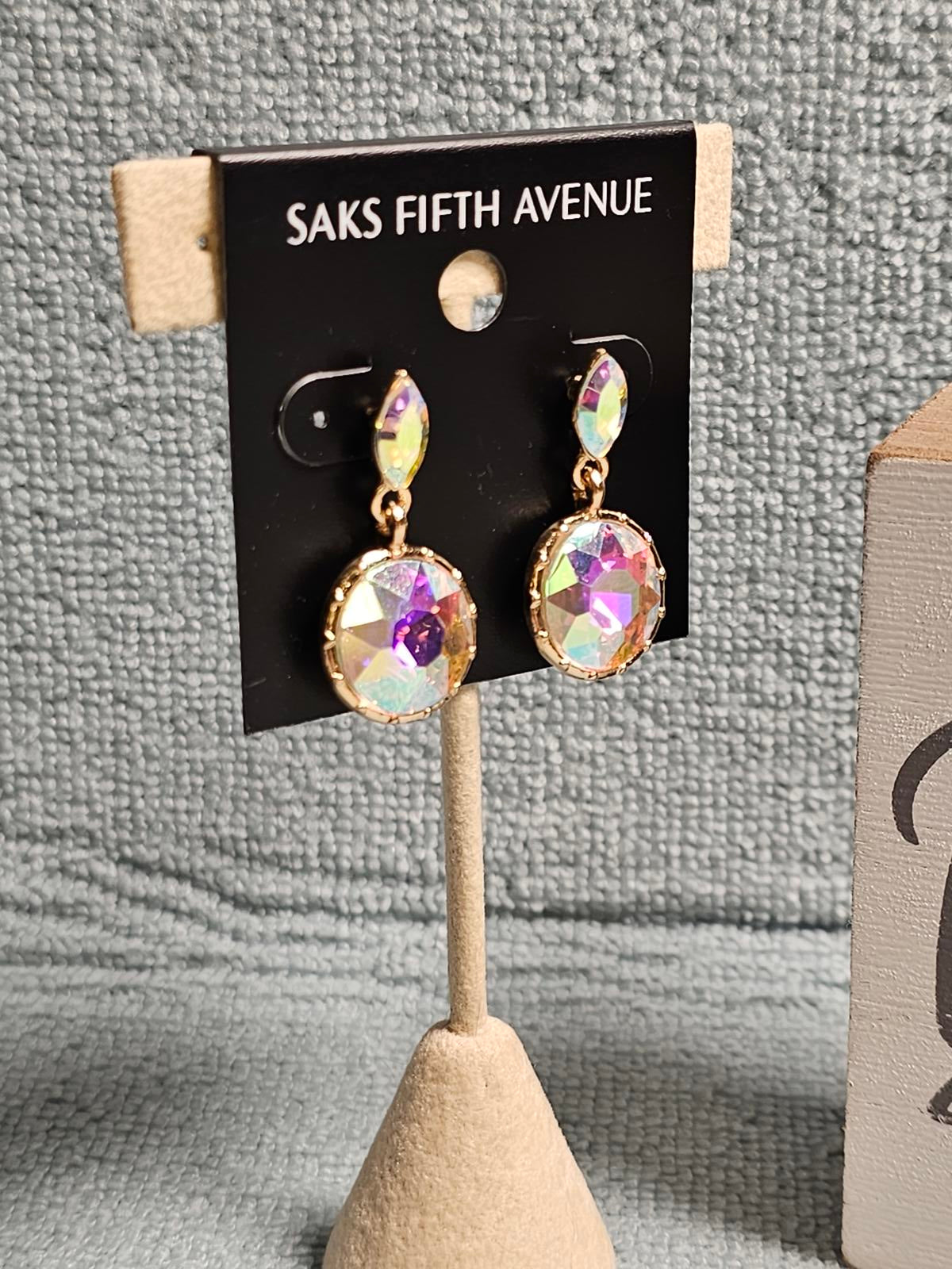 Saks Fifth Avenue Colorful Crystal Drop Earrings