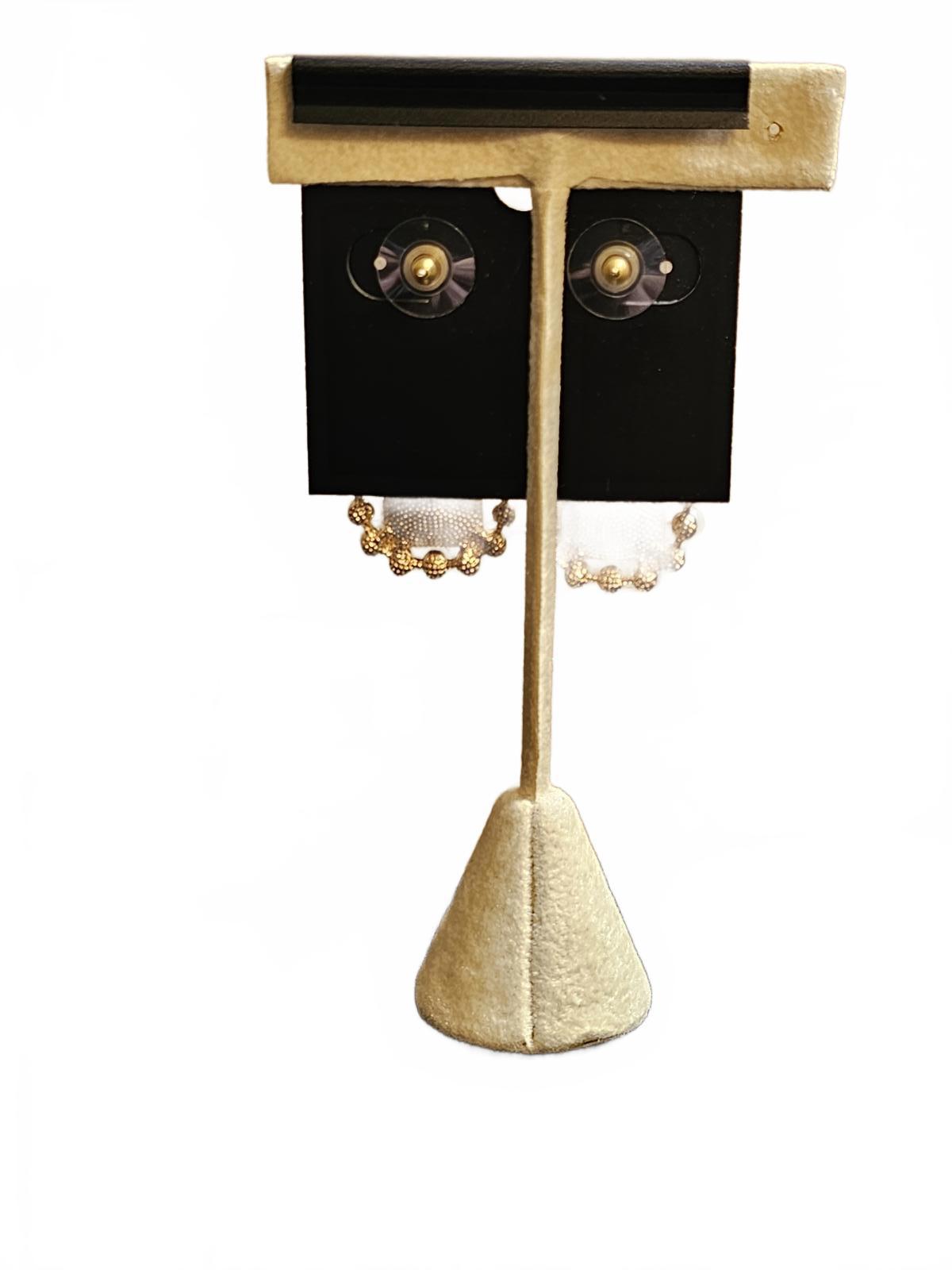 Saks Fifth Avenue Glamorous Pearl and Crystal Earrings