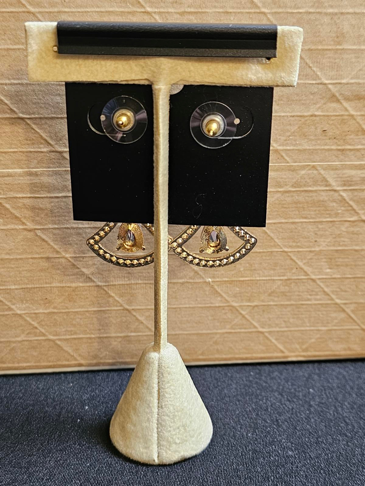 Saks Fifth Avenue Elegant Rhinestone Earrings