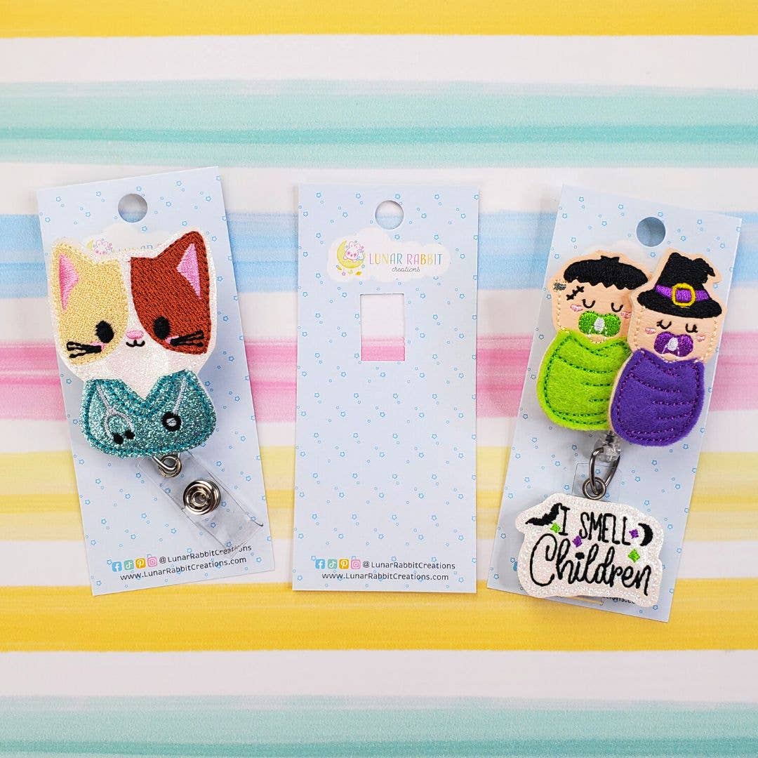 Lunar Rabbit Creations - Ultra Sound Tech Starry Badge Pal