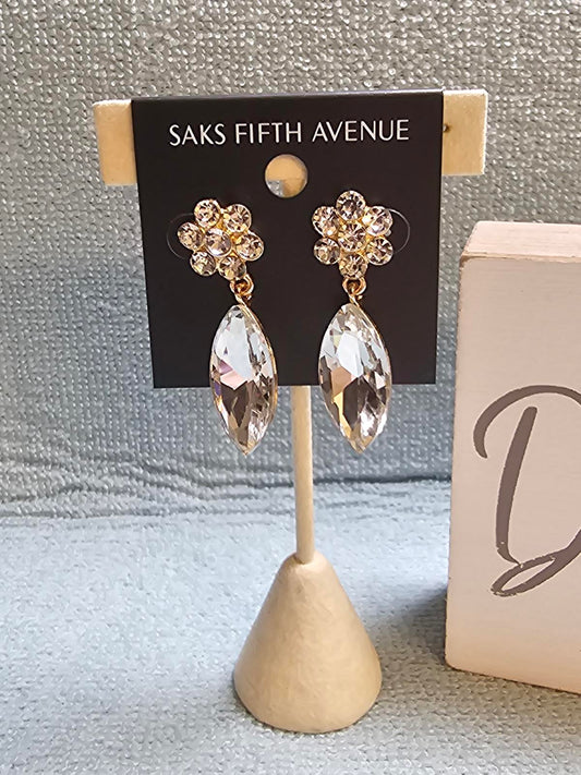 Elegant Crystal Drop Earrings - Saks Fifth Avenue