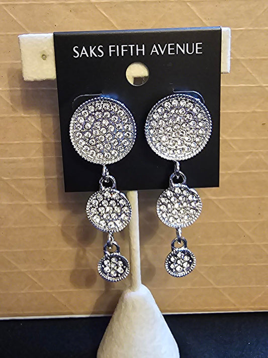 Saks Fifth Avenue Crystal Drop Earrings