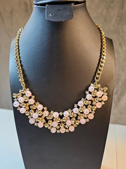 Lilly Pulitzer Statement Necklace - Pink & Gold