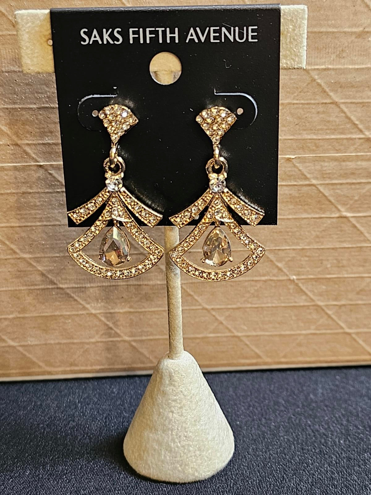 Elegant Saks Fifth Avenue Drop Earrings
