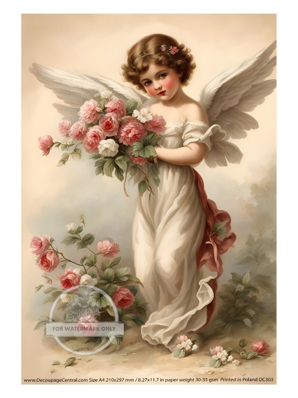 A4 Little Angel Rice Paper