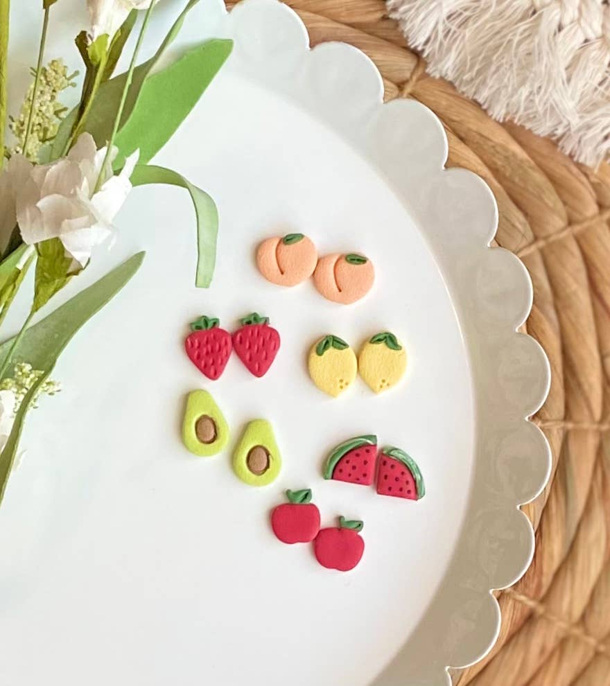 Feelin’ Fruity Clay Studs
