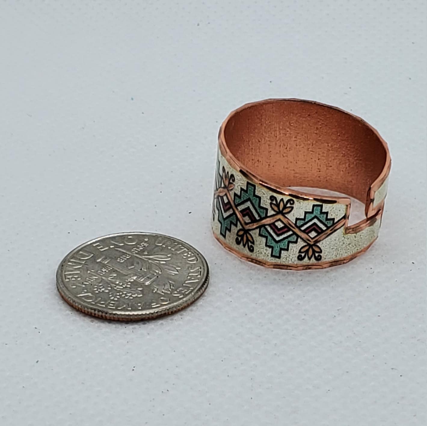 RI - Native Inspired Ring - Beautiful adjustable COPPER ring.