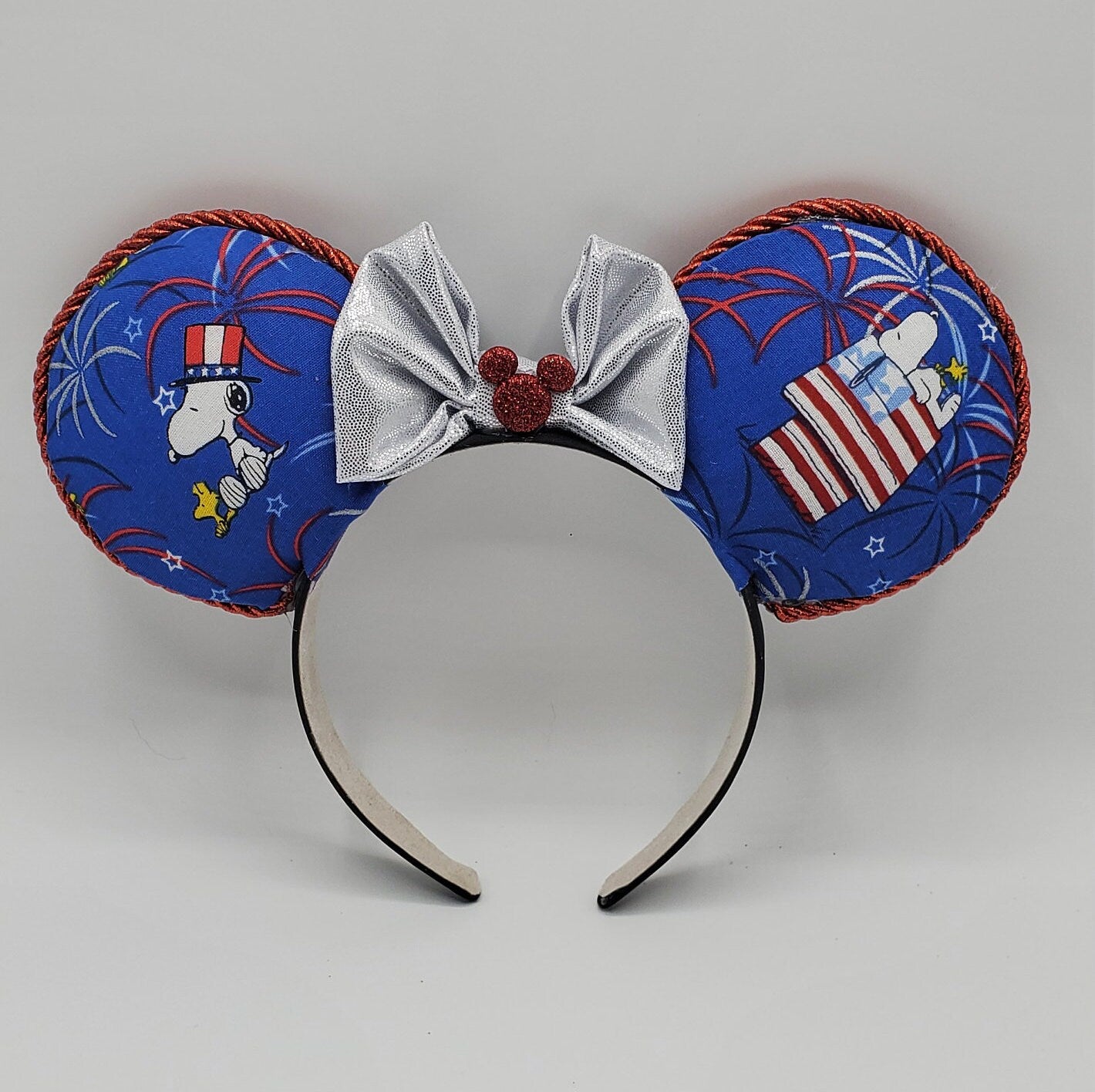 Patriotic Snoopy Inspired Minnie Mouse Ears