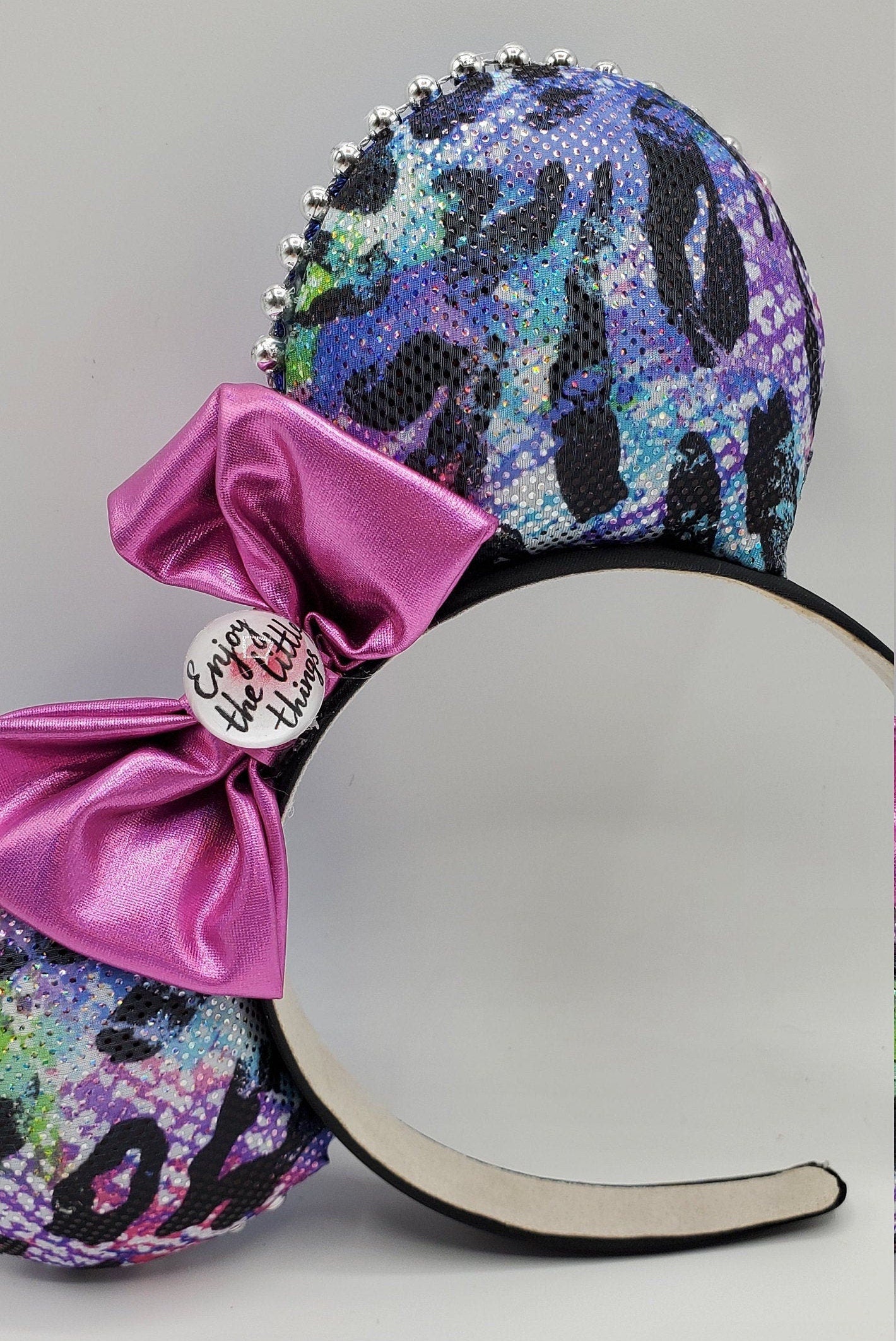 Colorful Spotted Leopard Minnie Mouse Ears