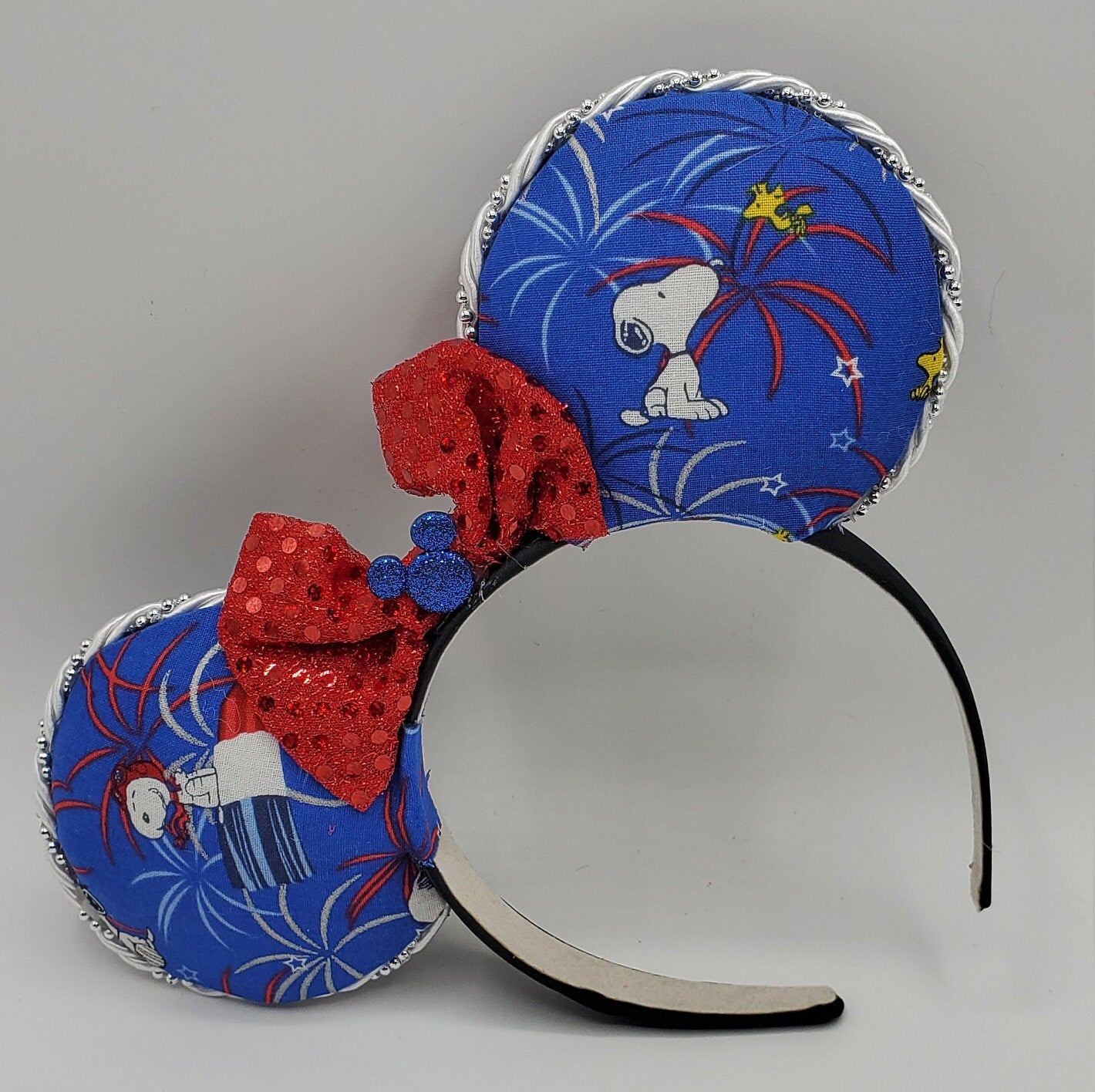 Patriotic Snoopy Inspired Minnie Mouse Ears