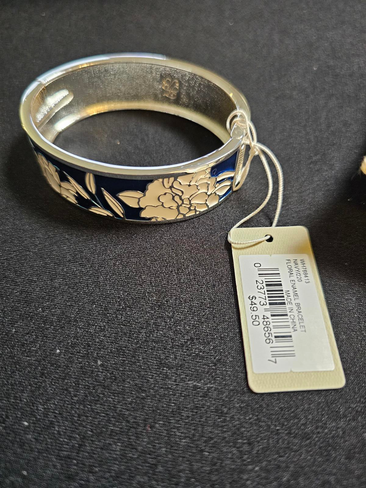 Tommy Bahama Elegant Floral Bangle Bracelet