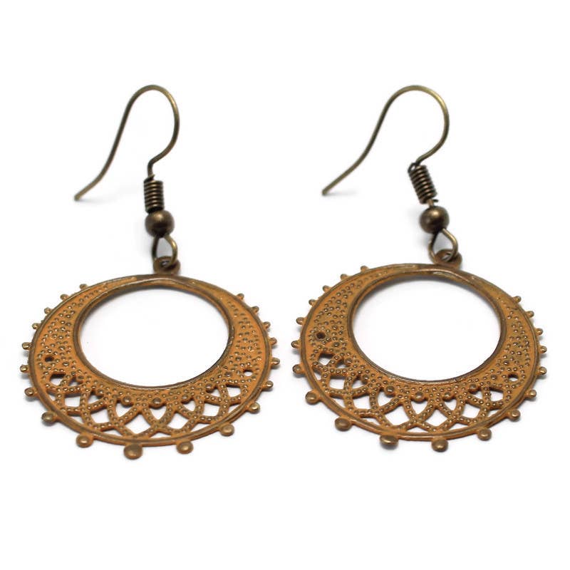 Demure Filigree Earrings