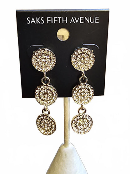 Saks Fifth Avenue Sparkling Drop Earrings