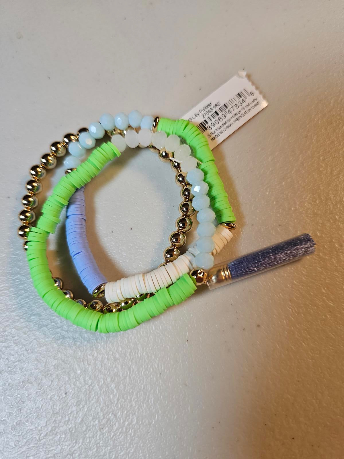 Lilly Pulitzer Colorful Beaded Bracelet Set