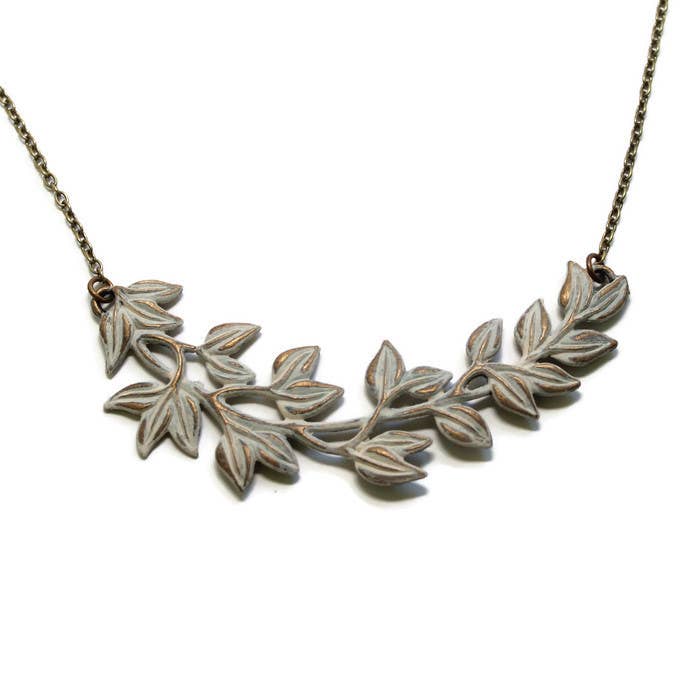 Olive Branch Necklace