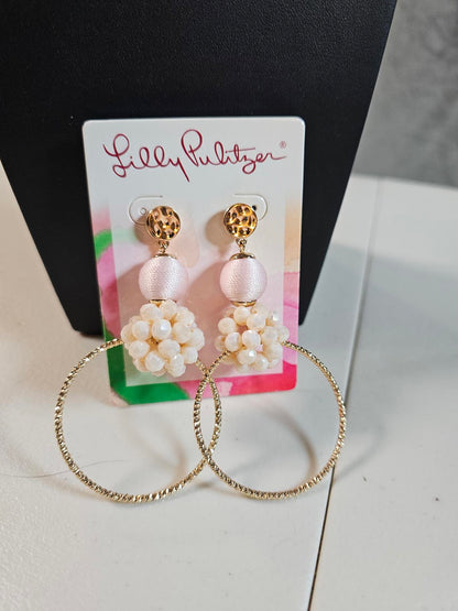 Lilly Pulitzer Flower Necklace & Earring Set