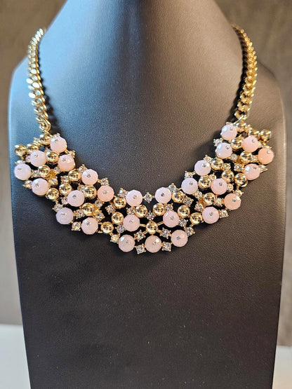 Lilly Pulitzer Statement Necklace - Pink & Gold