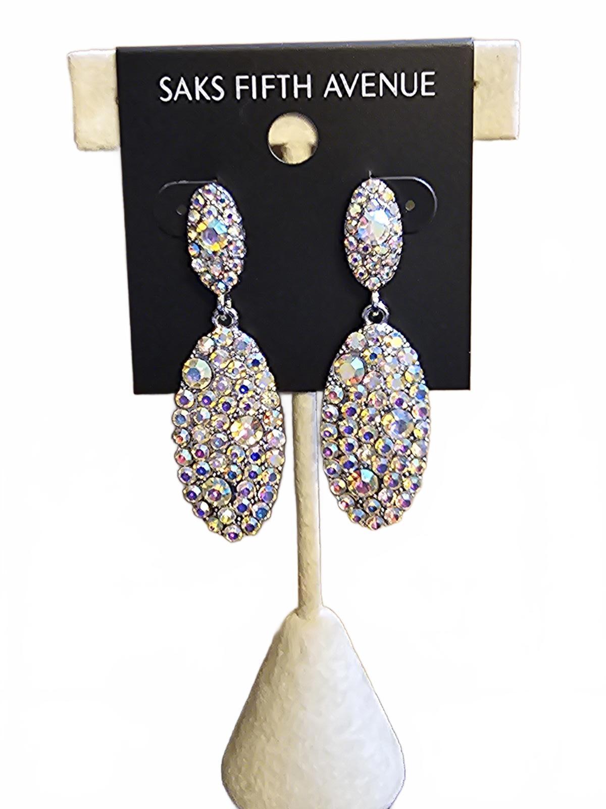 Saks Fifth Avenue Crystal Earrings