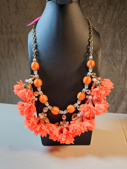 Lilly Pulitzer Vibrant Floral Statement Necklace