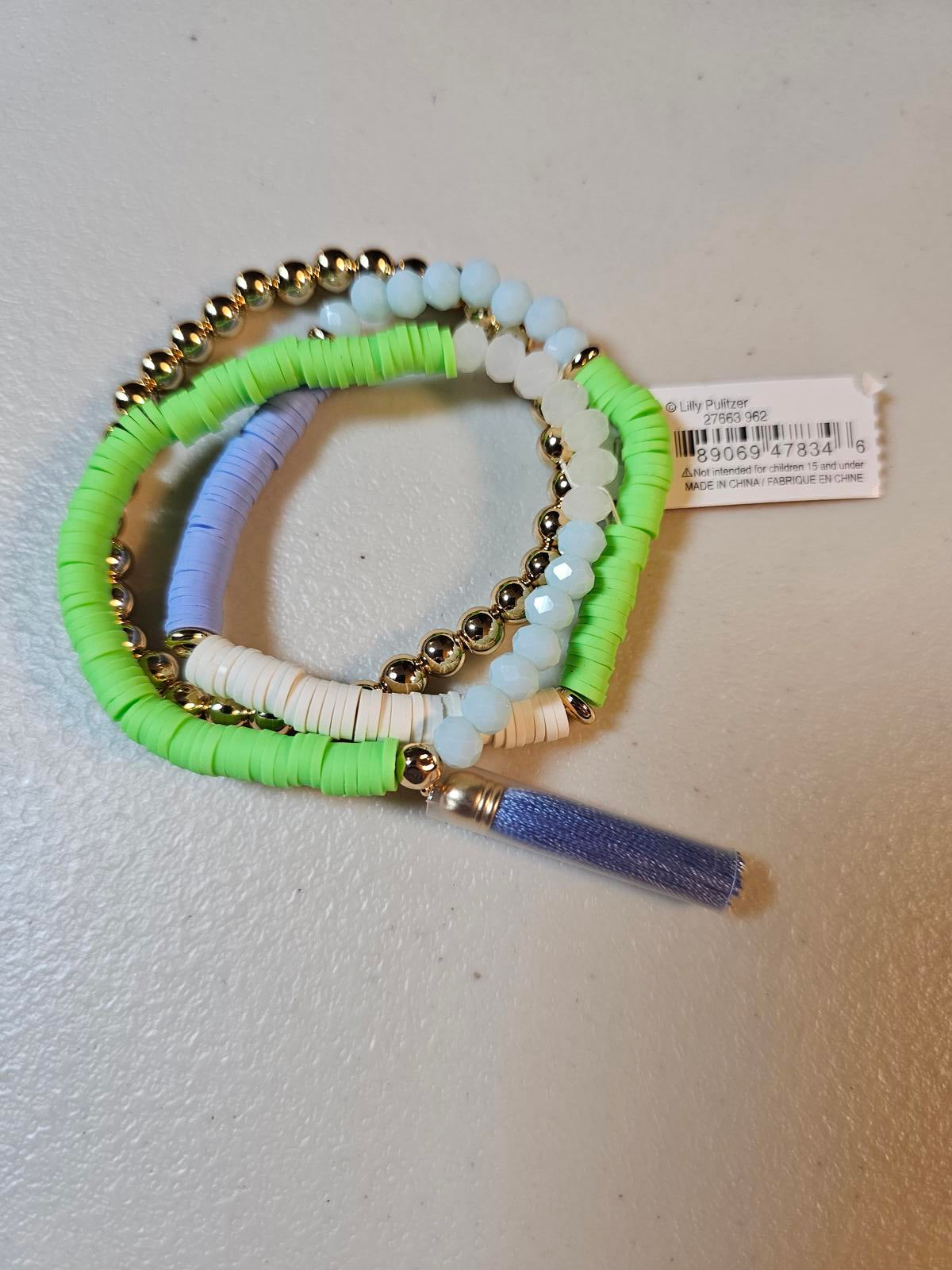 Lilly Pulitzer Colorful Beaded Bracelet Set