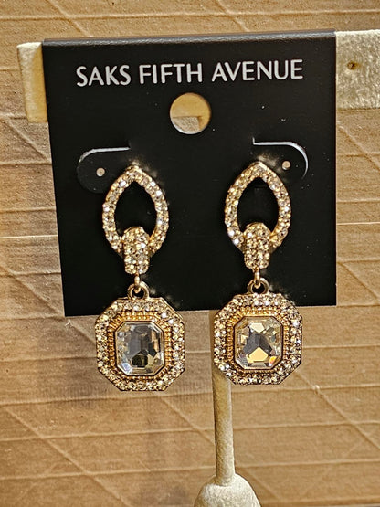 Saks Fifth Avenue Elegant Drop Earrings