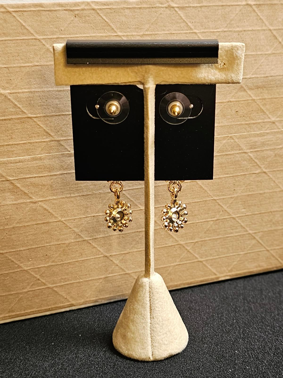 Saks Fifth Avenue Elegant Crystal Drop Earrings