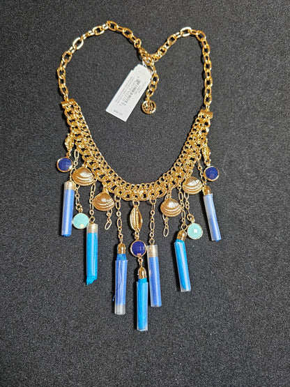 Stunning Lilly Multi-Colored Shell Statement Necklace