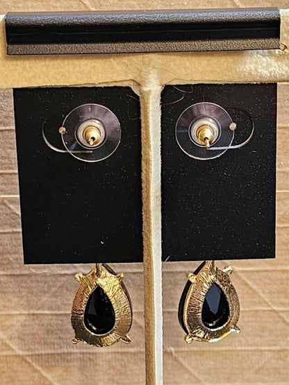 Elegant Black Teardrop Earrings - Saks Fifth Avenue