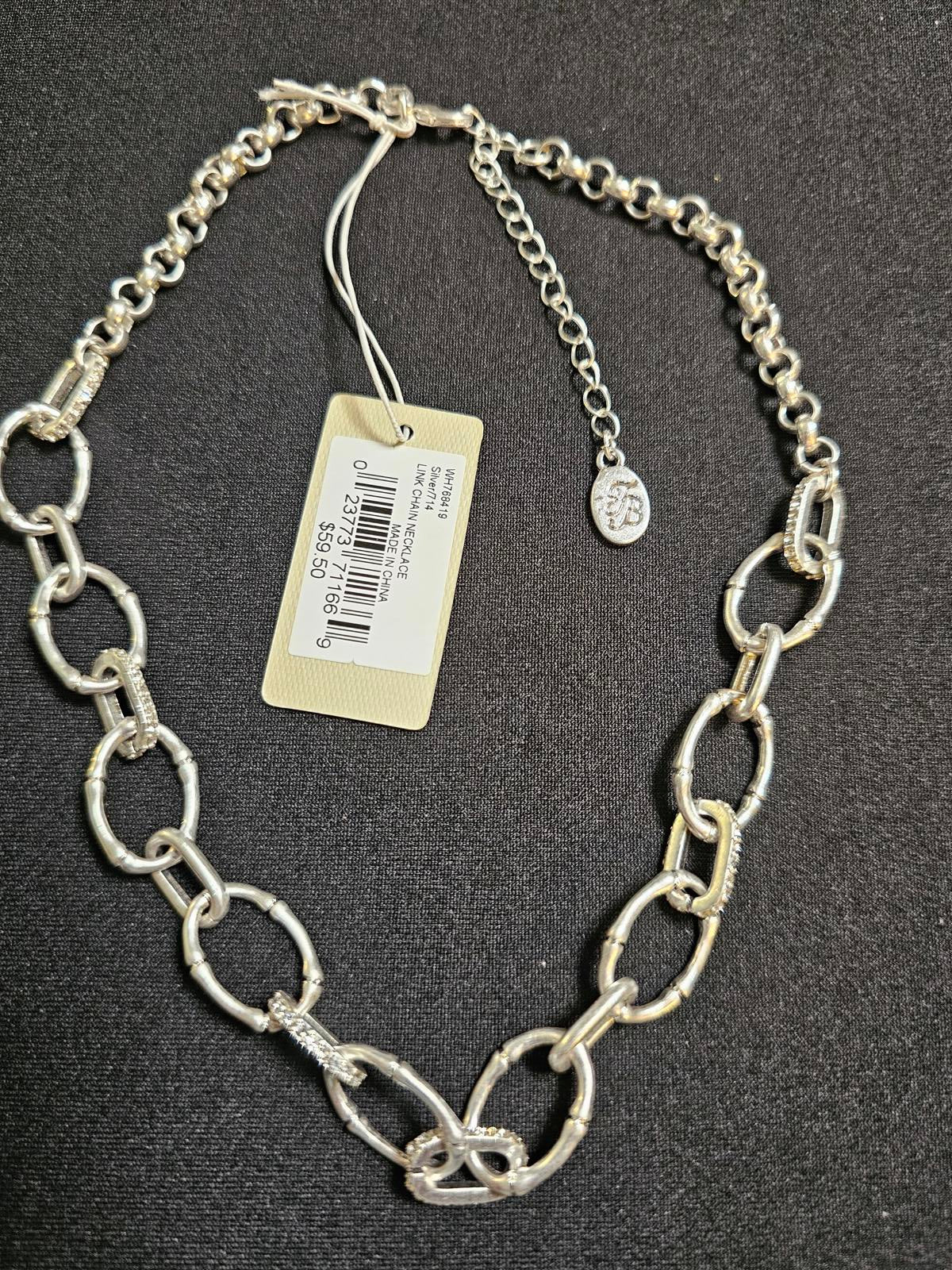 Tommy Bahama Silver Tone Link Necklace