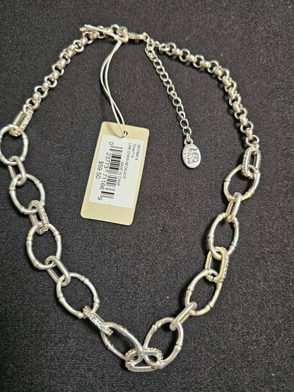 Tommy Bahama Silver Tone Link Necklace