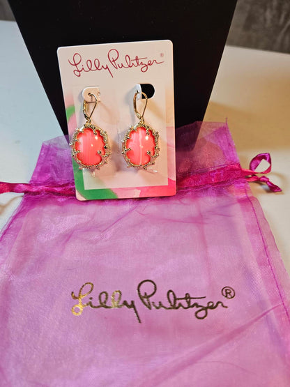 Lilly Pulitzer Coral Earrings